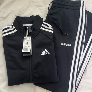Adidas Black Tracksuit - Pants and Jacket